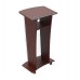 Podium, Clear Acrylic w/ wood frame Lectern Pulpit 1803-5