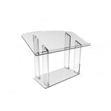 Acrylic Tabletop Lectern, Clear Podium, Church Pulpit 119787