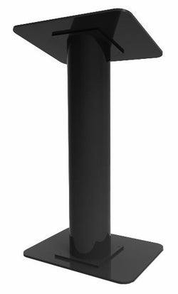 Podium, Black Acrylic Pulpit, Lectern   Assembly Required 1803 7BLK