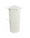 Corrugated Cardboard Socks Display Rotating Peg Hook Display Coutertop Display Rack 18102