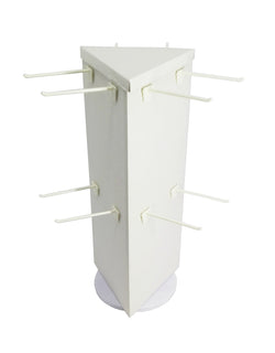 Corrugated Cardboard Socks Display Rotating Peg Hook Display Coutertop Display Rack 18102