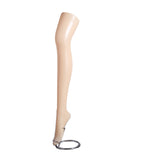 FixtureDisplays® Plastic Mannequin Leg for Display, Commercial Female Standing Leg with Metal Rack, Fleshtone Christmas Leg Lamp DIY 18139