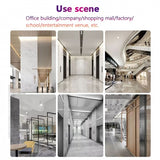 6X8" Unisex Toilet Door Sign Restroom Male & Female Braille Double Sided Tape 18141-TOILET