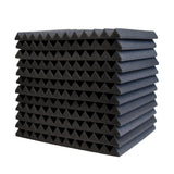 12PK Acoustic Panels Studio Foam Wedges 12 x 12 x 1" Soundproofing Foam Acoustical Treatments Foam 18151