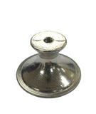 Galvanized Cabinet Drawer Door Hardware Round Pull Knob - 1.1" Diameter, M4 Thread 18212 6PK
