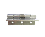 2PK Metal Spring Hinge Furniture Cabinet Self Closing Corner Butt Hinges 60x25mm