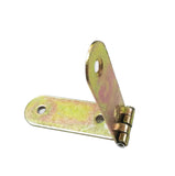2PK 4.7" x 0.83" Boat Strap Hinges Deck Cabinet Marine Electroplate Zinc Finish
