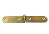 2PK 4.7" x 0.83" Boat Strap Hinges Deck Cabinet Marine Electroplate Zinc Finish