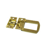 4PK Gold Rectangle Press Lock Clasp Leathercraft Accessory Purse Handbag Lock