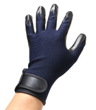 Pet Grooming Gloves, Enhanced Five Finger Design, Great for Cats, Dogs & Horses, Long & Short Fur
