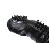 Pet Grooming Gloves, Enhanced Five Finger Design, Great for Cats, Dogs & Horses, Long & Short Fur