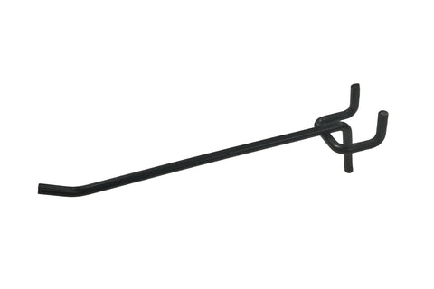 20PK 4" Metal Hook Metal Pegwall Wire Hook Black Wire Hook for Metal Pegboard