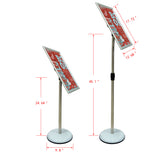 11x17 17x11 Sign Holder Stand Poster Stand Adjustable Height Literature Stand 18479