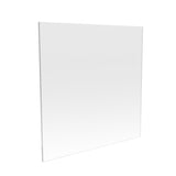 Transparent Acrylic Square Board Clear Sign Board Square Acrylic Sheet 10.5x10.5" Logo Plaque 18492