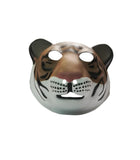 Used Tiger PVC Mask Costume Accessory Child KidsAdult Jungle Animal Holloween 18501