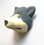 Used Dog PVC Mask Costume Accessory Child KidsAdult Jungle Animal Holloween 18504
