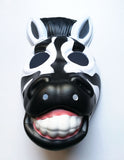 Used Zebra PVC Mask Costume Accessory Child KidsAdult Jungle Animal Holloween 18510