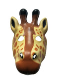 Used Giraffe PVC Mask Costume Accessory Child KidsAdult Jungle Animal Holloween 18512