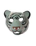 Used White Tiger PVC Mask Costume Accessory Child KidsAdult Animal Holloween 18513