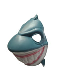 Used Shark PVC Mask Costume Accessory Child KidsAdult Ocean Animal Holloween 18517
