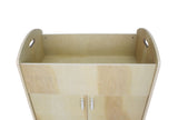 Children Infant Changing Table with Pad, Wooden Changing Table, Natural, Optiona Install Castors 18541