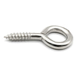 Small Eyelet Screws Eye Hooks Self-Tapping  Ring  Eyelet Screw Hooks Hoop Screw 18611-50PK