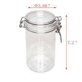 Wire Clasp PET Jar 1000 ml Spice Jar Seal Paint Oil Storage Jar Container Lock