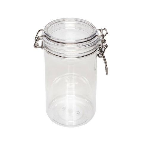 Wire Clasp PET Jar 1500 ml Spice Jar Seal Paint Oil Storage Jar Container Lock