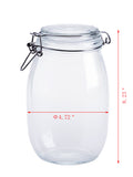 Wire Clasp PET Jar 1650 ml Spice Jar Seal Paint Oil Storage Jar Container Lock