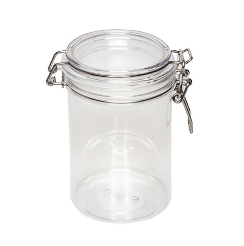 Wire Clasp PET Jar 750 ml Spice Jar Seal Paint Oil Storage Jar Container Lock