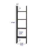 4 Foot Rustic Farmhouse Blanket Ladder.Easy Assembly Required.12" Wide