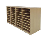 Wood Adjustable Shelf Organizer Mailslot Literature Holder Brochure Swatch Rack