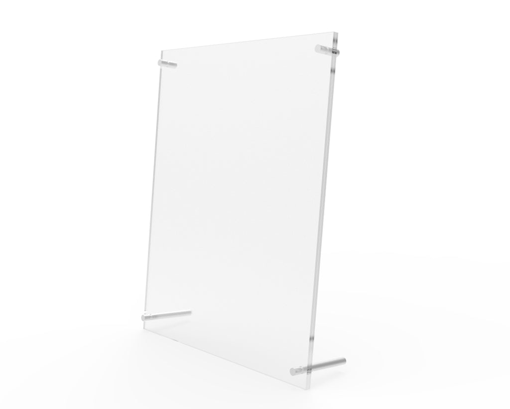 Fixture_Displays?8_x_10"Plexiglass_Lucite_Clear_Acrylic_Sign_Holder