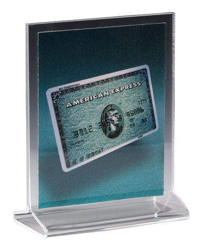 4 x 5" Acrylic Sign Holder for Tabletops T-style 19015