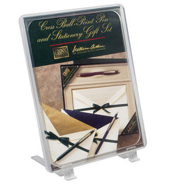 8.5 x 11 Sign Holder for Tabletops, Slant Back, Top Insert - 3 Color Options 19031