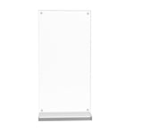 4" x 9"Inside Magnet Dims Acrylic Sign Holder with Magnets, T style   Clear19038
