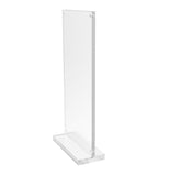 4" x 9"Inside Magnet Dims Acrylic Sign Holder with Magnets, T style   Clear19038