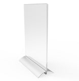 8.5 x 11" Acrylic Sign Holder with Aluminum Base, Double-sided 19053