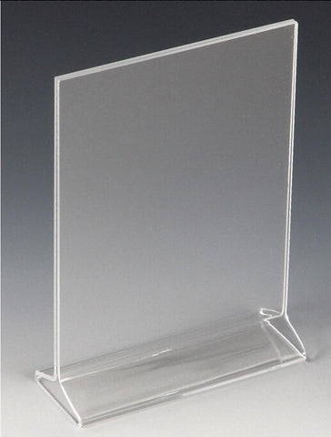 4 x 9" Clear Picture Frame Acrylic Photo Frame Frame Sign Holder Magnetic Table Tent 19063