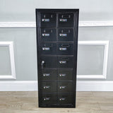 Recess Wall Mount Cell Phone Storage Locker 14 Door Front Admin Access ComboLock 19078-14ARC