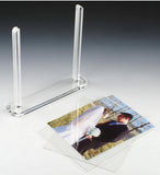 8.5 x 11 Table Tent Acrylic Sign Holder, Double-sided, Top Insert - Clear 19078