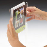 5 x 7 Table Tent Acrylic Sign Holder, Double-sided, Top Insert - Clear 19082