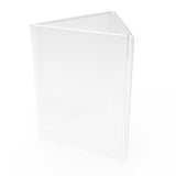 8.5 x 11" Clear Picture Frame Acrylic Photo Frame Frame Sign Holder 3-Sided 19118