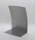 8.5 x 11 Sign Holder for Tabletop with Curved Frame, Magnetic Lens - Black 19129
