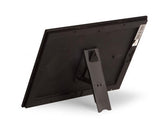 8.5 x 11 Sign Holder for Table or Wall, Snap Open - Black 19132