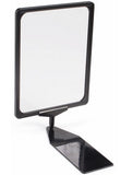 8.5 x 11 Sign Holder for Tabletops, Shovel Base, 2 Insert   Color Options 19139