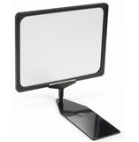 11 x 8.5 Sign Holder for Tabletops, Shovel Base, 2 Insert   Color Options 19140