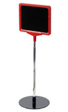 7 x 5.5 Sign Holder for Tabletops, 2 Inserts, 3 Bases   2 Color Options 19150