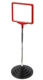 7 x 5.5 Sign Holder for Tabletops, Round Stepped Base, 2 Inserts   Color Options 19169