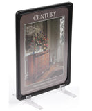 8.5 x 11 Sign Holder for Tabletops, T-style, Top Insert - 3 Color Options 19173